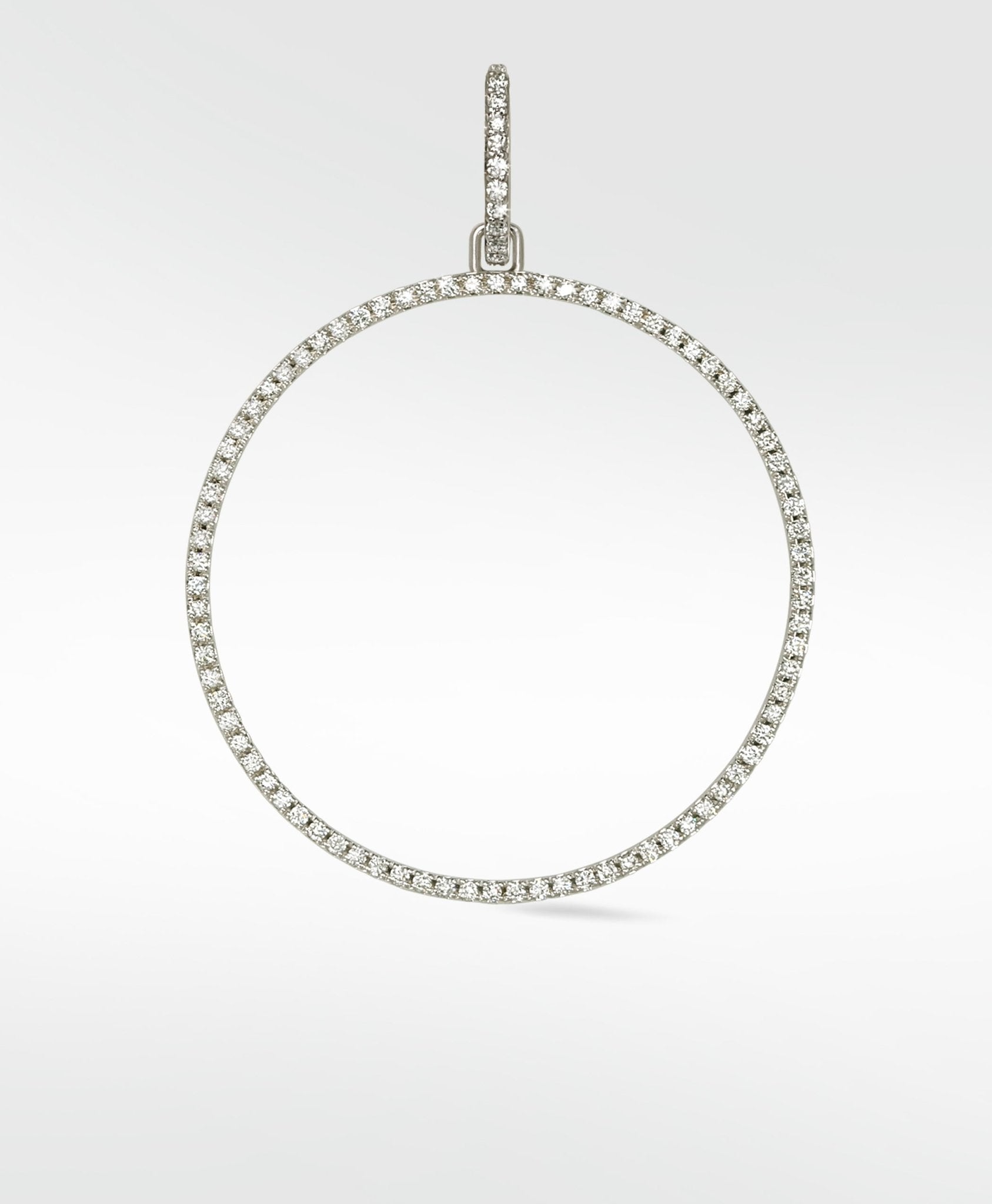 Detachable Diamond Statement Circular Drop - Lark and Berry