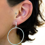 Detachable Diamond Statement Circular Drop - Lark and Berry