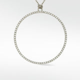 Detachable Diamond Statement Circular Drop - Lark and Berry