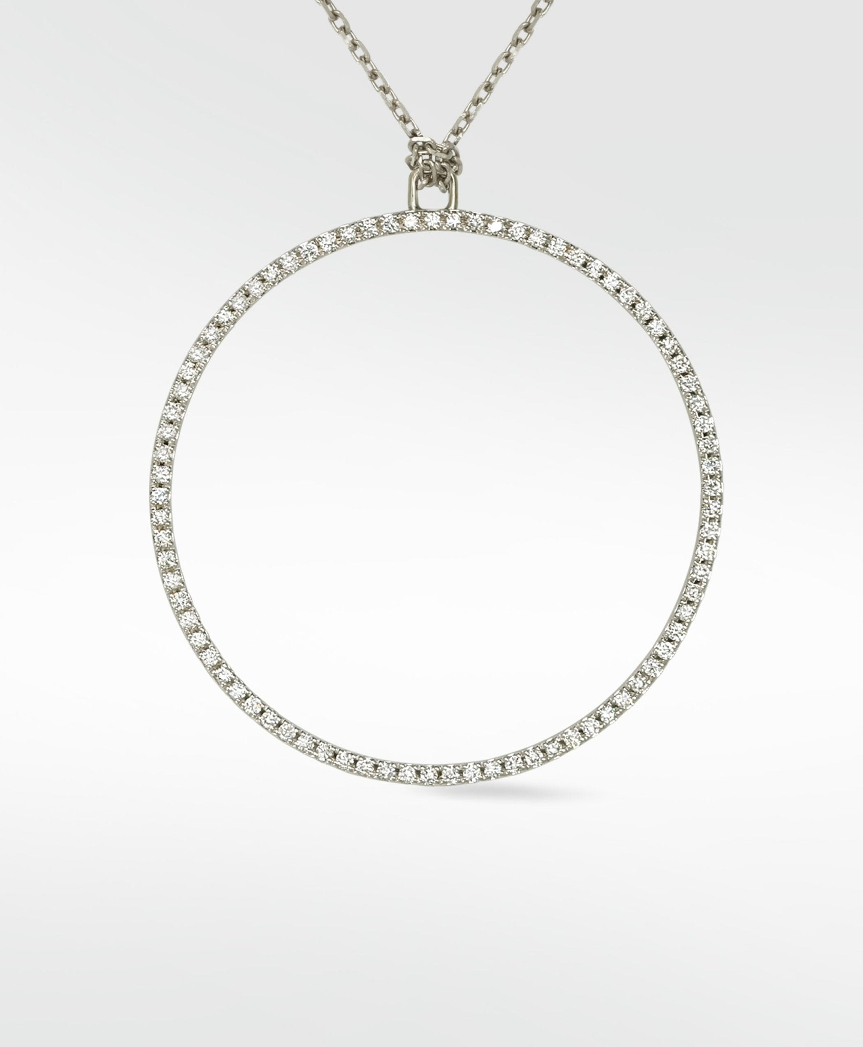 Detachable Diamond Statement Circular Drop - Lark and Berry