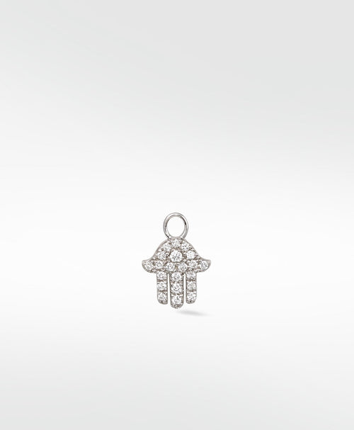 Hand of Fatima Diamond Charm