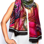 Passion Flower Dream Soft Long Scarf - Lark and Berry
