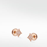 Rhombus Diamond PavŽ Stud Earrings in 14K Gold - Lark and Berry