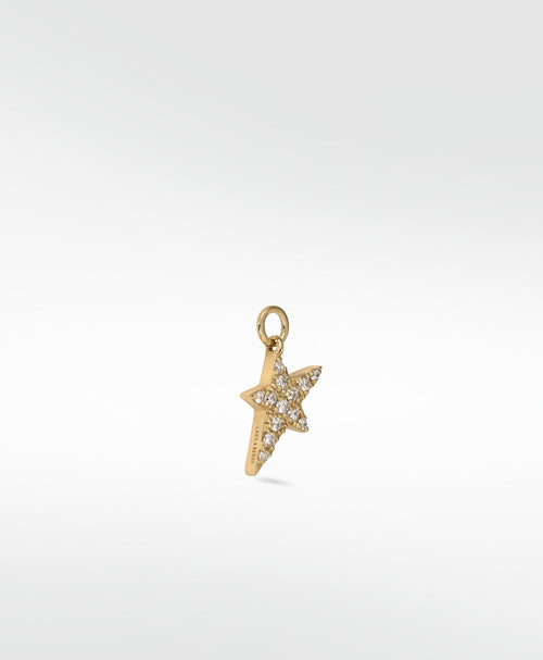 Shooting Star Diamond Charm