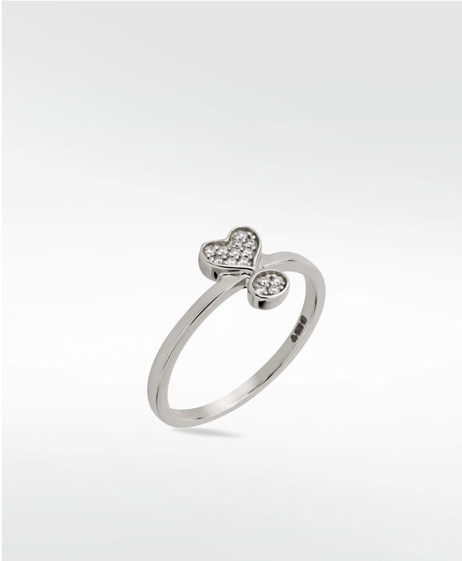 Silver and Diamond Exclamation Ring - Lark and Berry