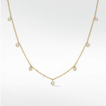 Stella Diamond Charm Necklace in 14K Yellow Gold - Lark and Berry