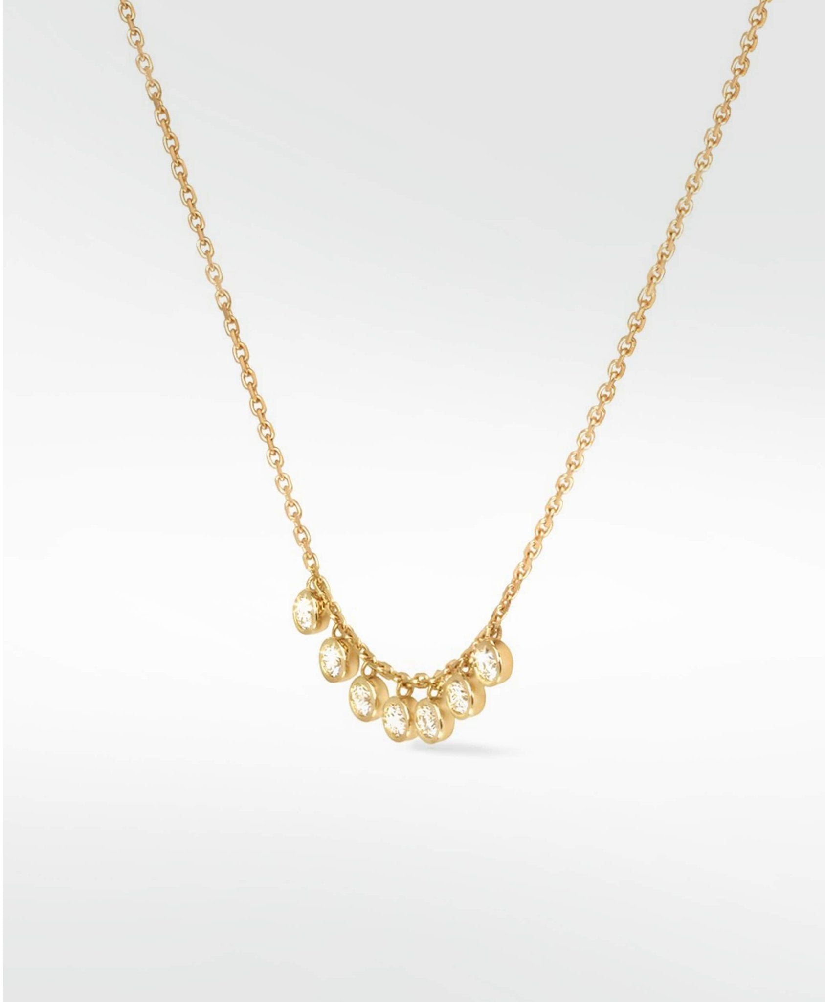 Stella Shimmer Diamond Charm Necklace - Lark and Berry