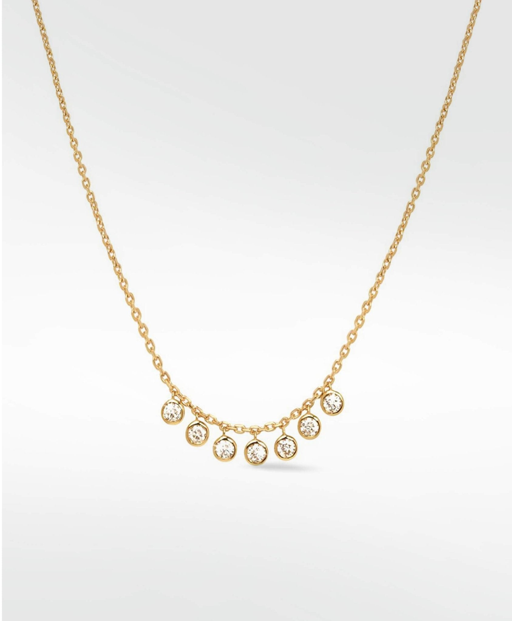 Stella Shimmer Diamond Charm Necklace - Lark and Berry