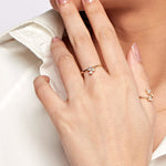 Trinity Wrap Ring in 14K Gold - Lark and Berry