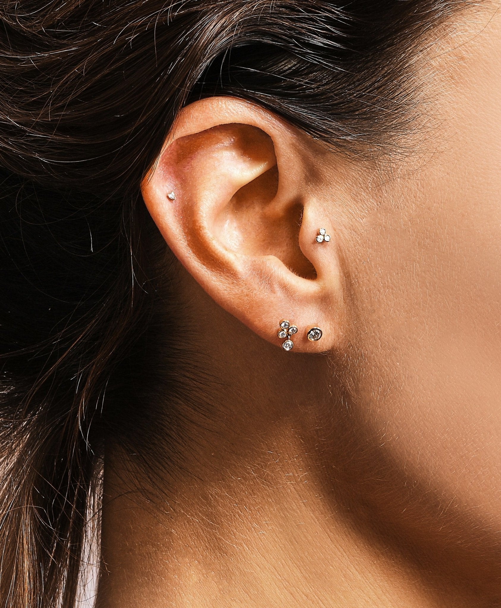 - 14K Gold Labret with 3 Cultured Diamonds | Fine Jewellery for ...