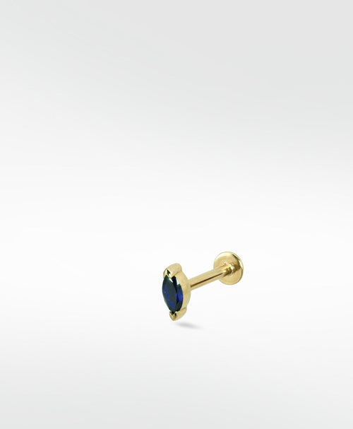 Veto Marquise Sapphire Stud Earring